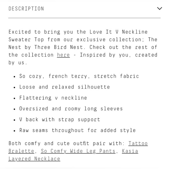 Three Bird Nest Love It V Neckline Open Back Bell Sleeve Top - Small, Black - Picture 5 of 13